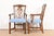 Drexel Heritage Georgian Carved Mahogany Armchairs or Dining Captain Chairs, Pair For Sale - Image 10 of 12