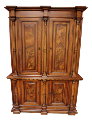 Neoclassical Cabinet Decorated with Carvings