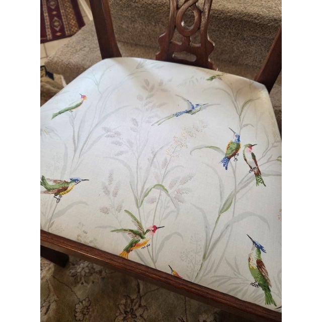 Vintage Baker Historic Charleston Chippendale Arm Chairs - A Pair For Sale - Image 11 of 13