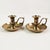 Candlesticks (pair of 2), Germany, 1960s Characterized by beautiful craftsmanship and practicality. Made of thick brass....