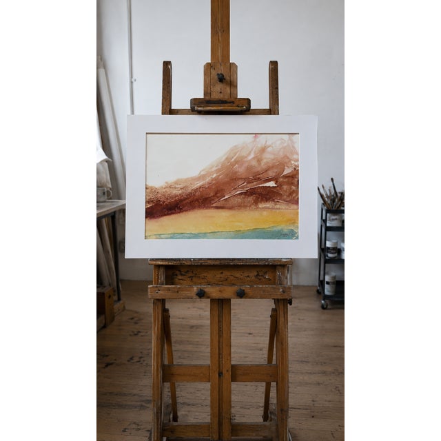 Cala Amarilla 2 Abstract Landscape by Macarena Sanz For Sale - Image 3 of 6