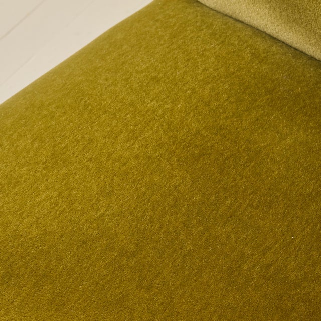 Scandinavian Art Deco Walnut Chair With Mohair Upholstery, 1940's. For Sale - Image 10 of 10