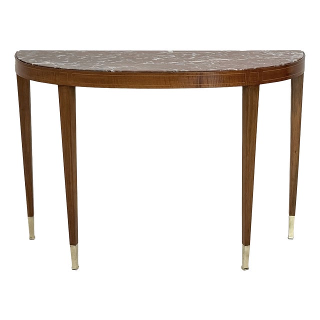 Marble Console Table by Paolo Buffa, 1950s For Sale