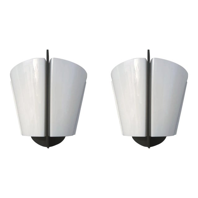 1980s VeArt Sconces, a Pair For Sale