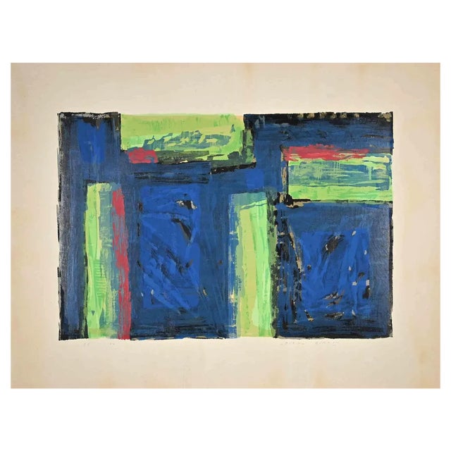 Piero Dorazio, Untitled, Screen Print, 1970s For Sale