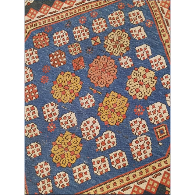 Antique Hand-Knotted Caucasian Gallery/ Runner Rug. For Sale - Image 15 of 18