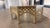 Vintage Broyhill Natural Wood Octagonal Lattice Glass Top Regency Coffee Table For Sale - Image 10 of 10
