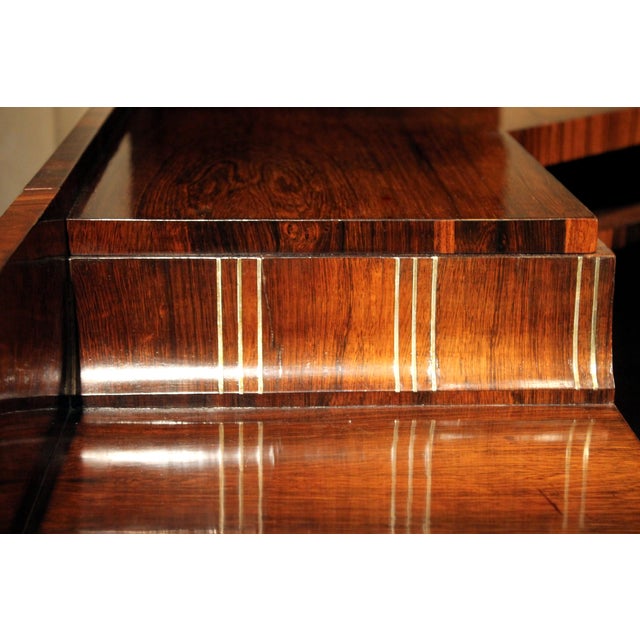 Art Deco Veneer Writing Desk or Vanity Table, 1920s For Sale - Image 10 of 18