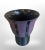 Art Deco Vase in Black Hyalite Glass, 1930 For Sale - Image 3 of 14