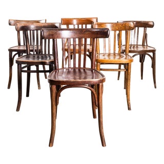 Vintage Dining Chairs, 1950s, Set of 6 For Sale