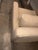 Wood Restoration Hardware - Belgian Slipcovered Track Arm Chair For Sale - Image 7 of 8