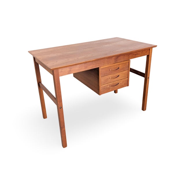 Vintage Danish Teak Desk, 1960s For Sale - Image 5 of 11