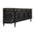 Black Louis XVI Style, French Classic Demilune Buffet, Ebonized, Circa 1920 For Sale - Image 8 of 9