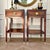 Rare Pair of Federal Mahogany Nightstands | Petite Vintage Bedside Tables For Sale - Image 4 of 10