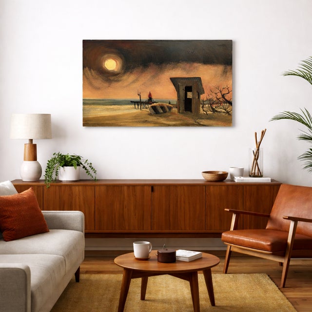 Original 1961 Oil Painting by Paul Blaine Henrie (1902–1992) Oil on Canvas – 36” x 24” – Signed & Dated Offered here is a...