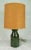 Mid 20th Century Hanne Stentoj Danish Modern Green Pottery Lamp Denmark For Sale - Image 4 of 12