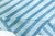 Blue Doris Leslie Blau Vintage Indian Dhurrie Striped Blue Rug For Sale - Image 8 of 9