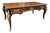 Antique French Napoleon III Bureau Plat Desk in Fine Exotic Wood with Gilded Bronze Inlays, France, 19th Century For Sale