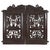 A 18th-century carved wooden gate from a Lombard workshop with two leaves, originally from a church altar, carved and...