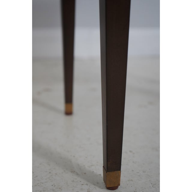 Wood Scarborough House Mirror Top Occasional Table For Sale - Image 7 of 16