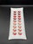 Beautiful vintage Georges Briard rectangular glass serving tray featuring a repeating Mid-Century Modern strawberry motif...