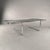 Steel Coffee Table with Smoked Glass Top, 1970s For Sale - Image 3 of 7