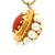 1970s Italian Coral and Pearl Pendant in 18k Gold – Torre Del Greco, 1970s For Sale - Image 5 of 12