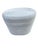 Boho Chic Vintage White Split Reed Side Table For Sale - Image 3 of 6