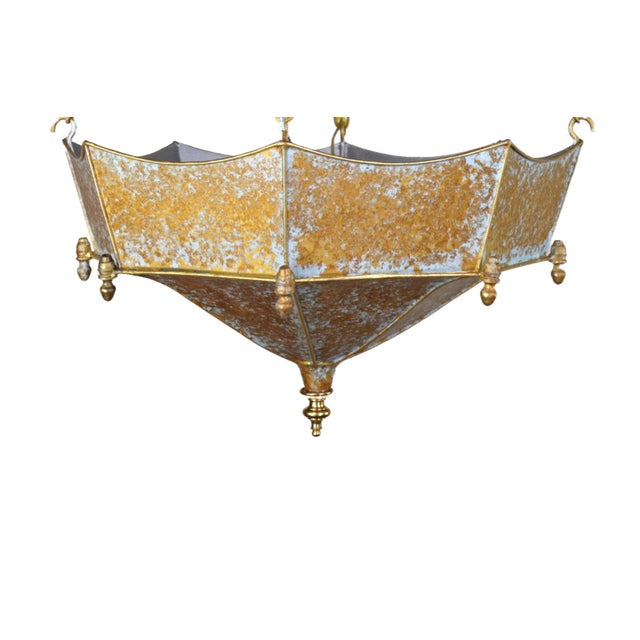French Vintage French Classical Umbrella Chandelier - For Sale - Image 3 of 11