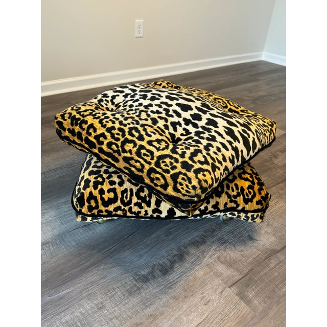 1970s Billy Baldwin Style Stacked Pillow Turkish Ottoman For Sale In Greenville, SC - Image 6 of 7