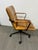 2010s West Elm Cooper Mid-Century Leather Swivel Office Chair For Sale - Image 5 of 12