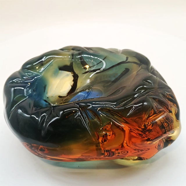 Large Vintage Ashtray in Murano Glass, 1950s For Sale - Image 7 of 13