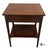 Late 20th Century Vintage Craftique Chippendale Style Solid Mahogany Nightstand / Side Table For Sale - Image 5 of 11