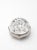 Metal Vintage French Pewter & Glass Flower Frog Vase from Étains du Manoir, 1980s For Sale - Image 7 of 7
