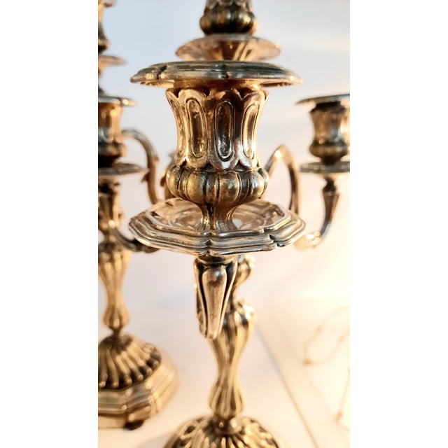 Vintage Candleholders from Christofle, 1940s, Set of 2 For Sale - Image 9 of 10