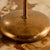 Vintage Gold-Painted Table Lamp, 1970s For Sale - Image 9 of 13