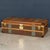 A classic louis vuitton steamer trunk dating to circa 1920, crafted in the iconic monogram canvas with natural leather...