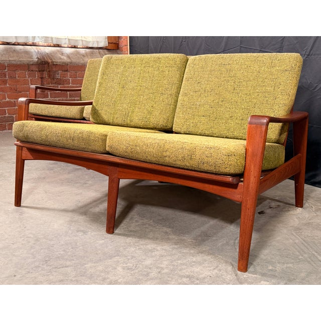 Danish Modern Teak Loveseats by Arne Wahl Iversen for Komfort Denmark, 1960s - A Pair For Sale In Providence - Image 6 of 10