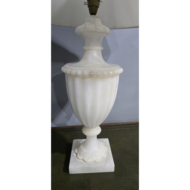 Large Alabaster Table Lamp, 1920s For Sale - Image 3 of 7