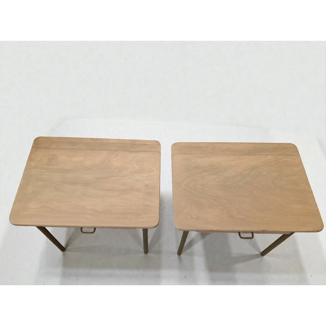 Bedside Tables in Wood and Metal, 1960s, Set of 2 For Sale - Image 6 of 10