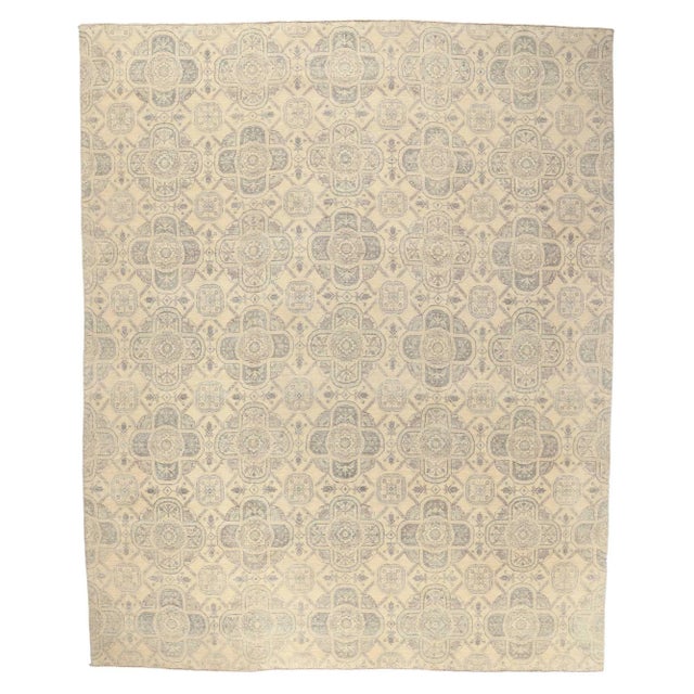 Vintage Modern Transitional Area Rug - 11'08 X 14'04 For Sale - Image 10 of 10
