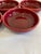Mid 20th Century Bauer Pottery Red Ceramic Art Pottery Bowls – Set of 5 For Sale In Oklahoma City - Image 6 of 8