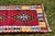 1980 Turkish Red Geometric Oushak Kilim For Sale - Image 9 of 13