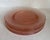 Glass 1930s Set of 7 MacBeth-Evans Dogwood Pink Depression Glass Luncheon Plates For Sale - Image 7 of 8