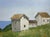 North Pacific Cottages 11x14 Lynne French California Landscape O/C For Sale - Image 4 of 5