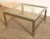 Romeo Rega Romeo Rega Italian Chrome and Brass Glass Top Coffee Table, 1970s For Sale - Image 4 of 10