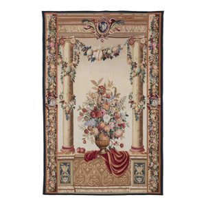 Chateau Columns Handwoven Tapestry - 168 X 110 Cm (5'5" X 3'6") - Requires Rod Size 3