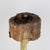 Mid-Century Brass and Petrified Wood Ashtray Vide Poche Side Table, circa 1960 For Sale - Image 12 of 14