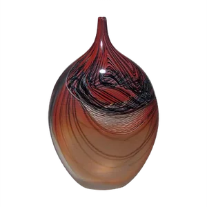 Murano Glass Vase by Romano Dona