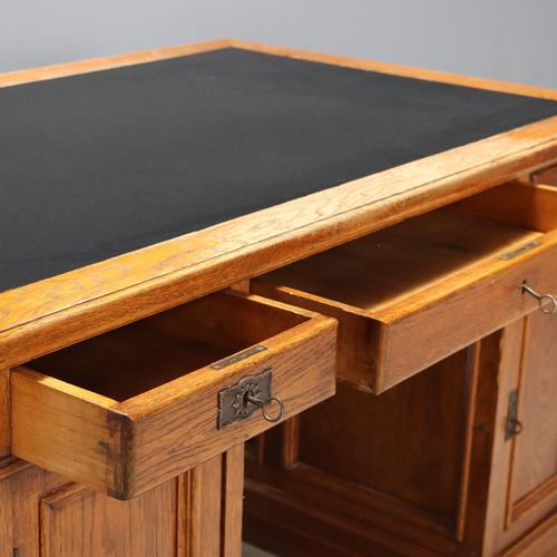 Oak Desk, Italy, Late 19th Century For Sale - Image 3 of 13